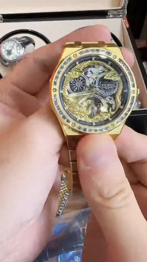 金属全自动机械手表6