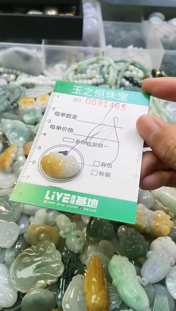 翡翠未镶嵌颈饰闪购0091465