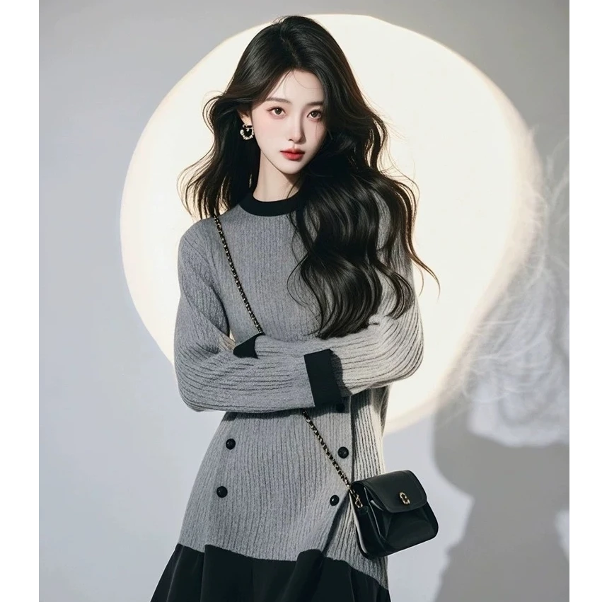 春季新款外套+时尚连衣裙【孤品扣号】默认微瑕 不要抢拍  显瘦气质