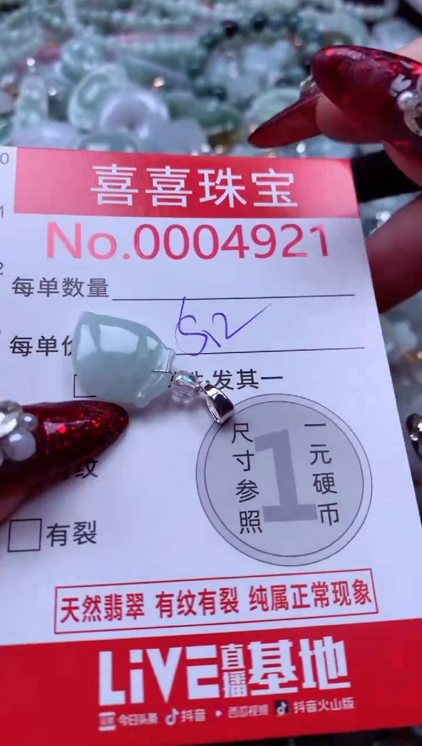 颈饰未镶嵌翡翠4921