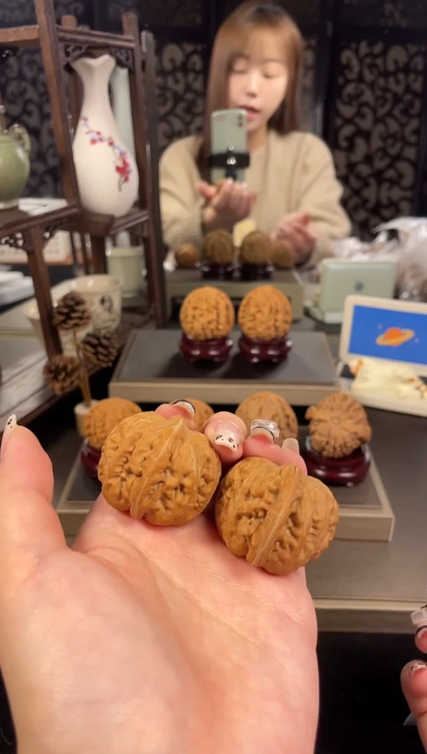 【闪购商品】文玩核桃把件平谷元宝39尺-10