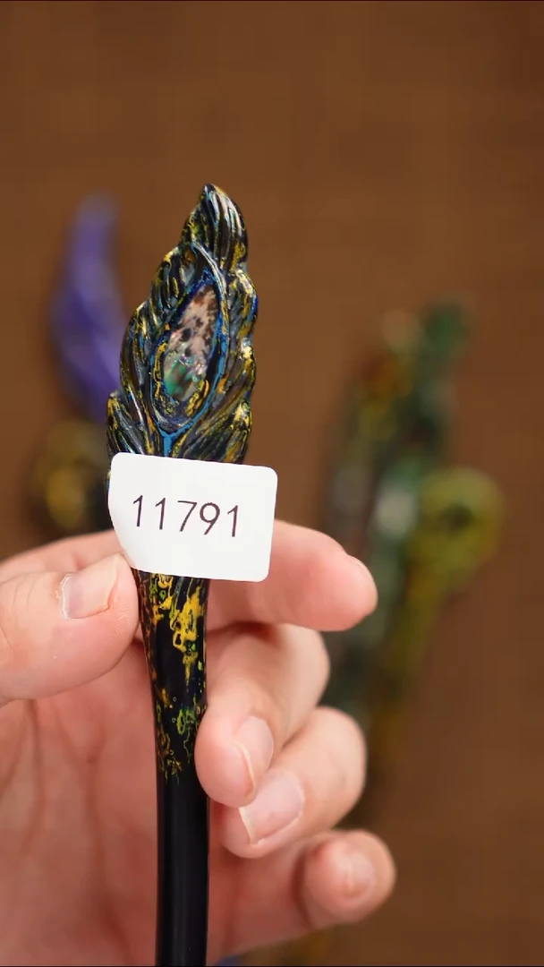 ?****?11791女士发簪“青雀翎光簪”