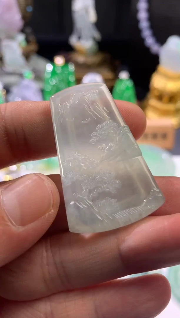 吊坠(不含链)未镶嵌翡翠天然翡翠