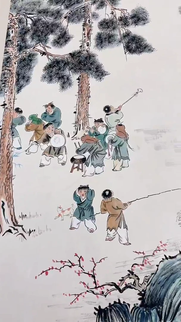 书法12-10-17刘老师国画作品轴