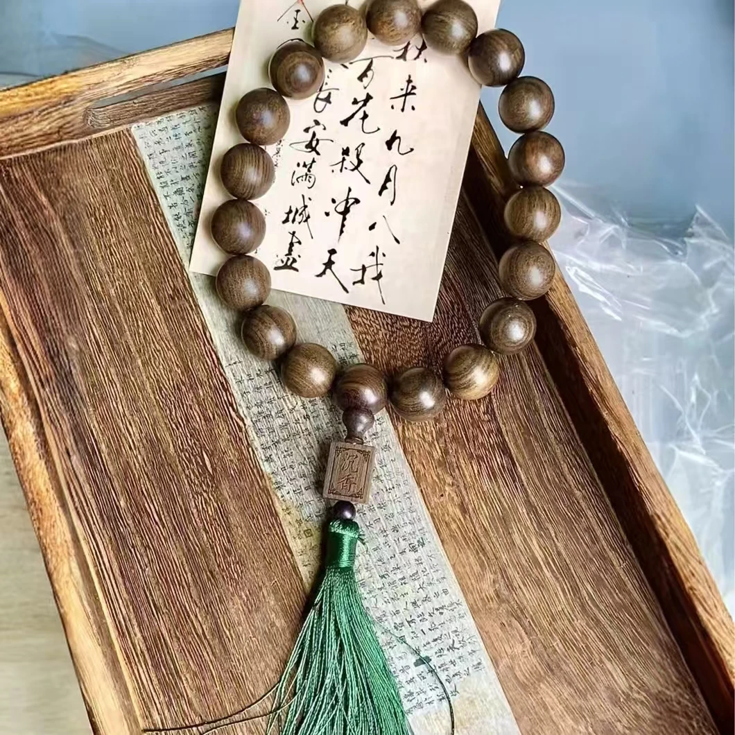 增香沉香木沉香木15MM 手持车挂（无礼盒）S1588