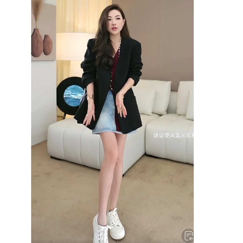 【容雨RYHOME】“衣之物语”100%亚麻+春季休闲西服外套W1749