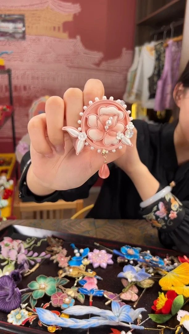 【闪购商品】刺绣苏绣世家非遗手工（胸针）