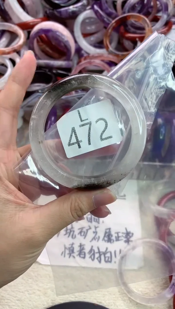 未镶嵌手镯水晶L472-58