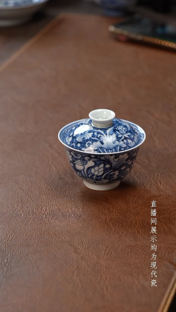 茶器茶器一鹭盖碗