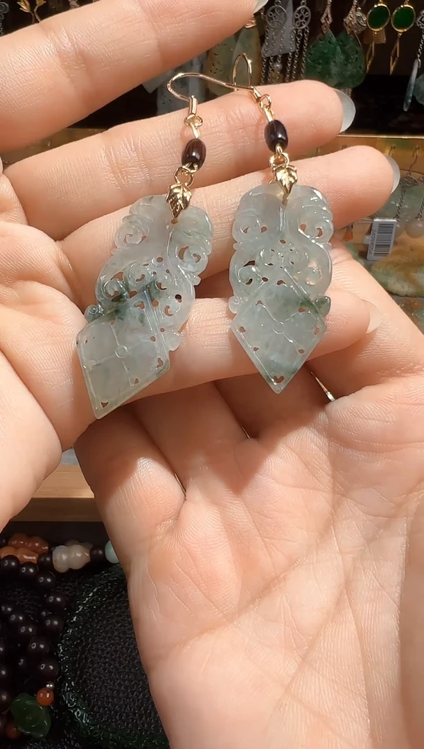 【闪购商品】翡翠耳饰未镶嵌翡翠