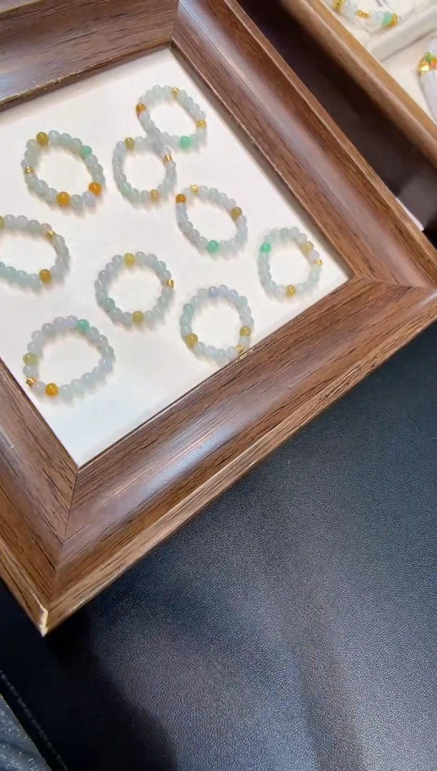 银S925镶嵌戒指翡翠戒指 多样性发一件