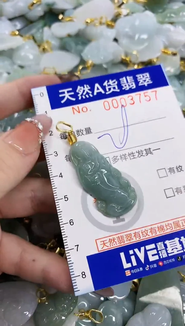 颈饰未镶嵌翡翠天然A货翡翠