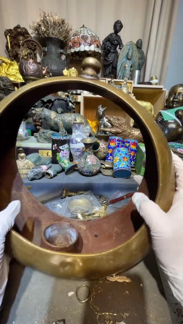 大阪回流商品铜器摆件89
