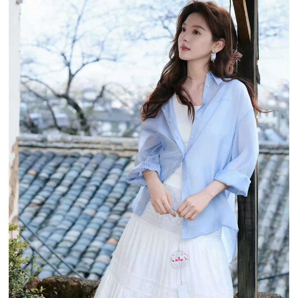 【章若楠穿搭短款】茵曼夏气质高腰显瘦复古休闲百搭短款半身裙