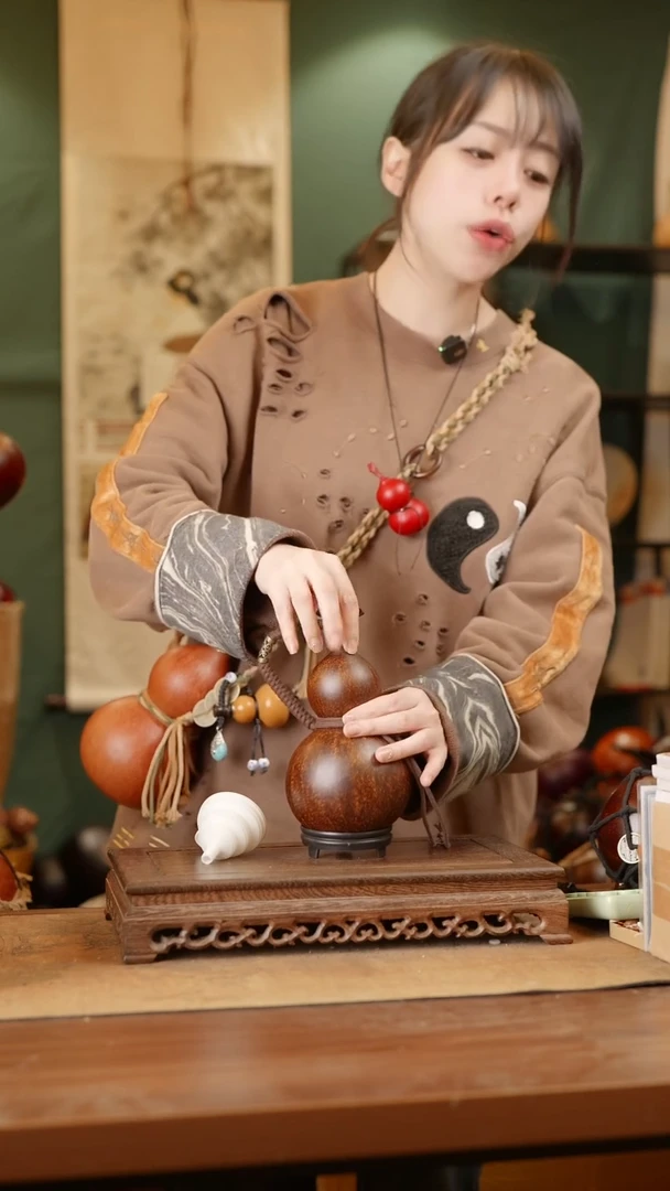 18号精品天然大漆酒葫芦一物一拍~