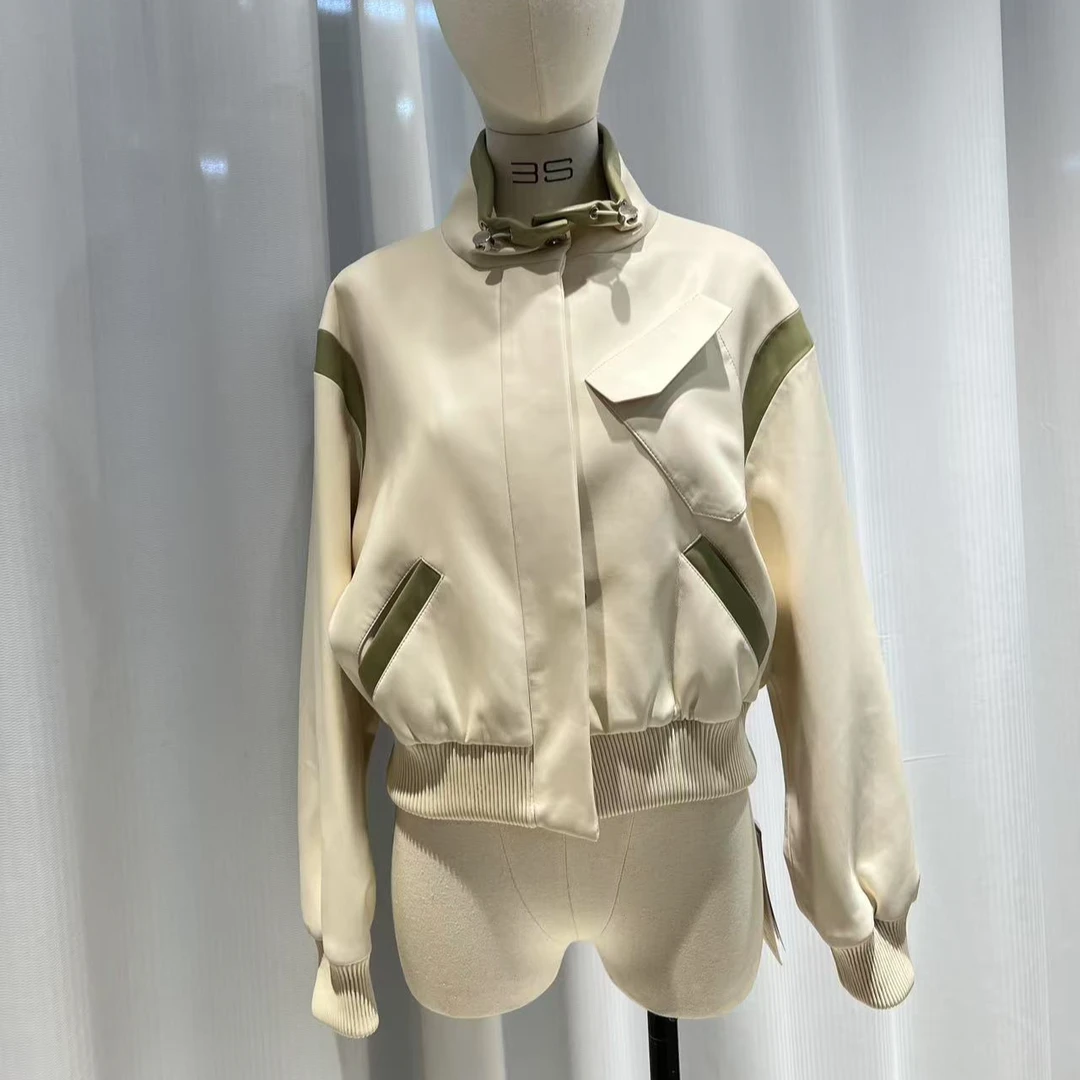 【雪儿专属】新疆包邮-8810-1#女款时尚休闲百搭皮衣