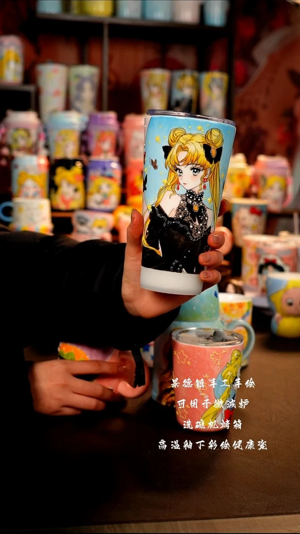 ?****料景德镇手工手绘陶瓷杯杯