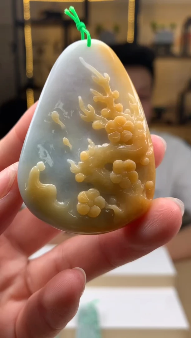 定制翡翠未镶嵌1102ry-毛货挂件8