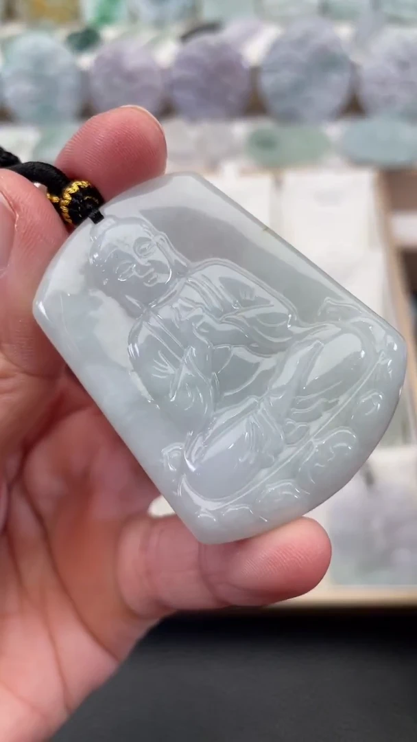 颈饰未镶嵌翡翠天然缅甸翡翠A货146