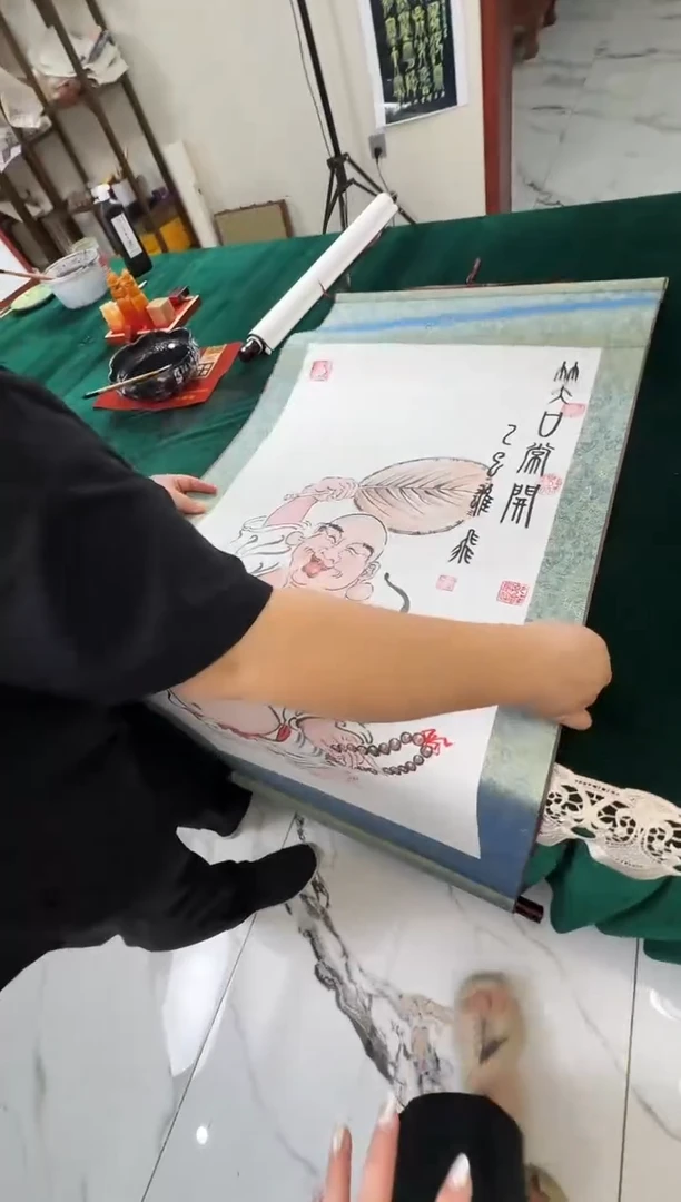 国画国画 甲方东方红