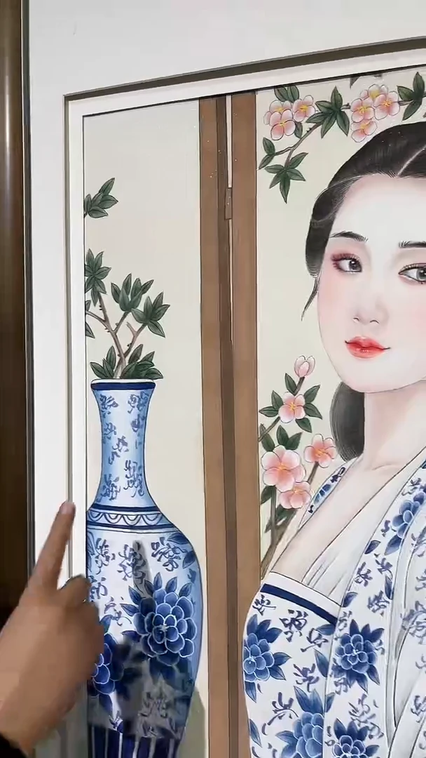 国画宋轲-4.8平尺-工笔人物-《心像无界》-《中华英才》