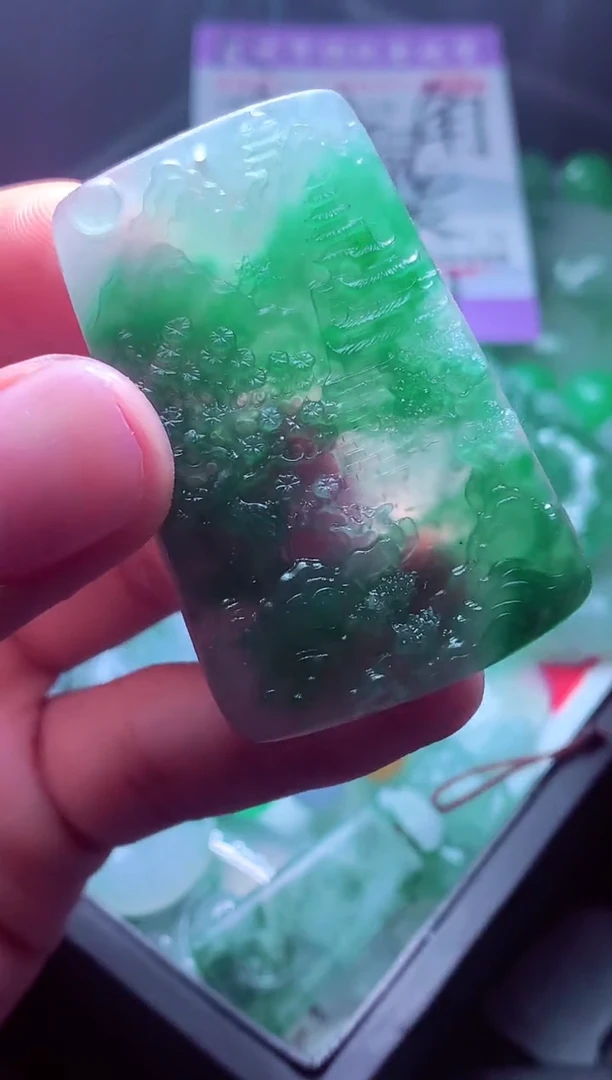 未镶嵌定制翡翠振*#毛货翡翠定制