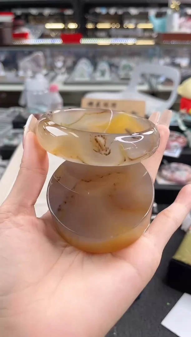 未镶嵌手镯石英质玉63圈口（赠品镯心）6009479