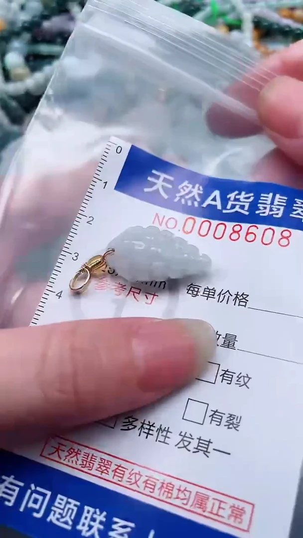 翡翠未镶嵌吊坠(不含链)1