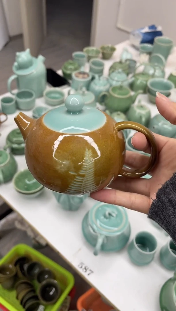 瓷特价福利 微瑕 慧仙青瓷