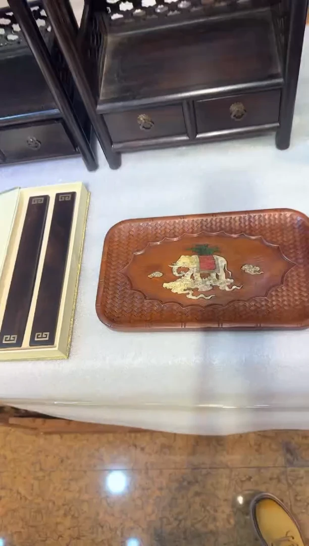 【闪购商品】木花梨木   茶盘 托盘  工艺品