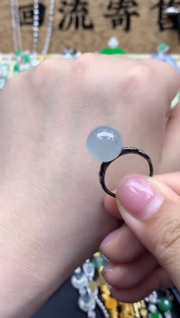 【闪购商品】翡翠戒指18K金镶嵌386--中国好珍宝