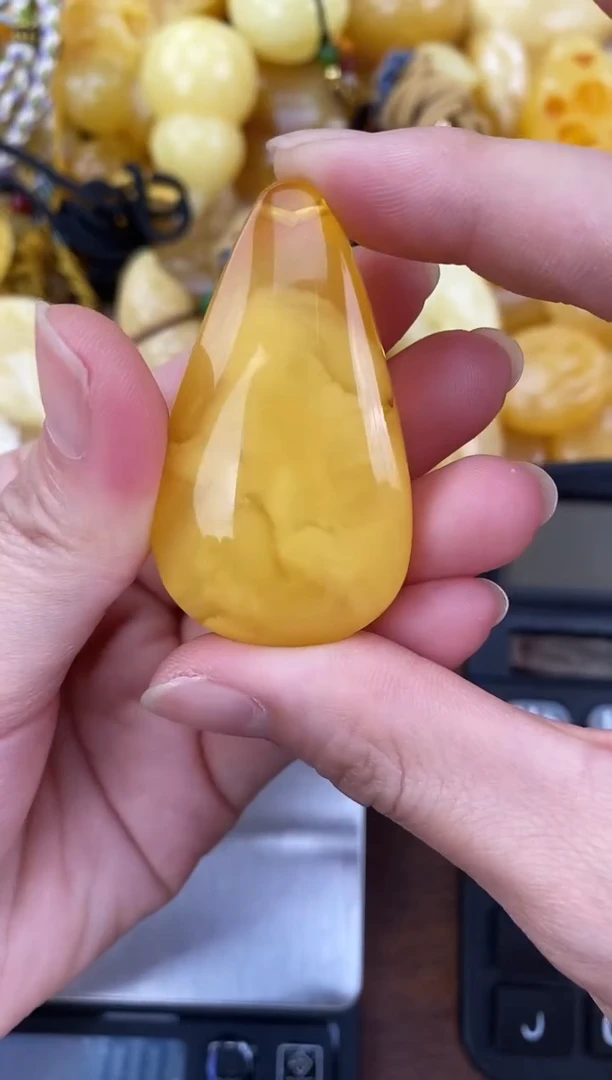 裸石琥珀未镶嵌天然琥珀蜜蜡