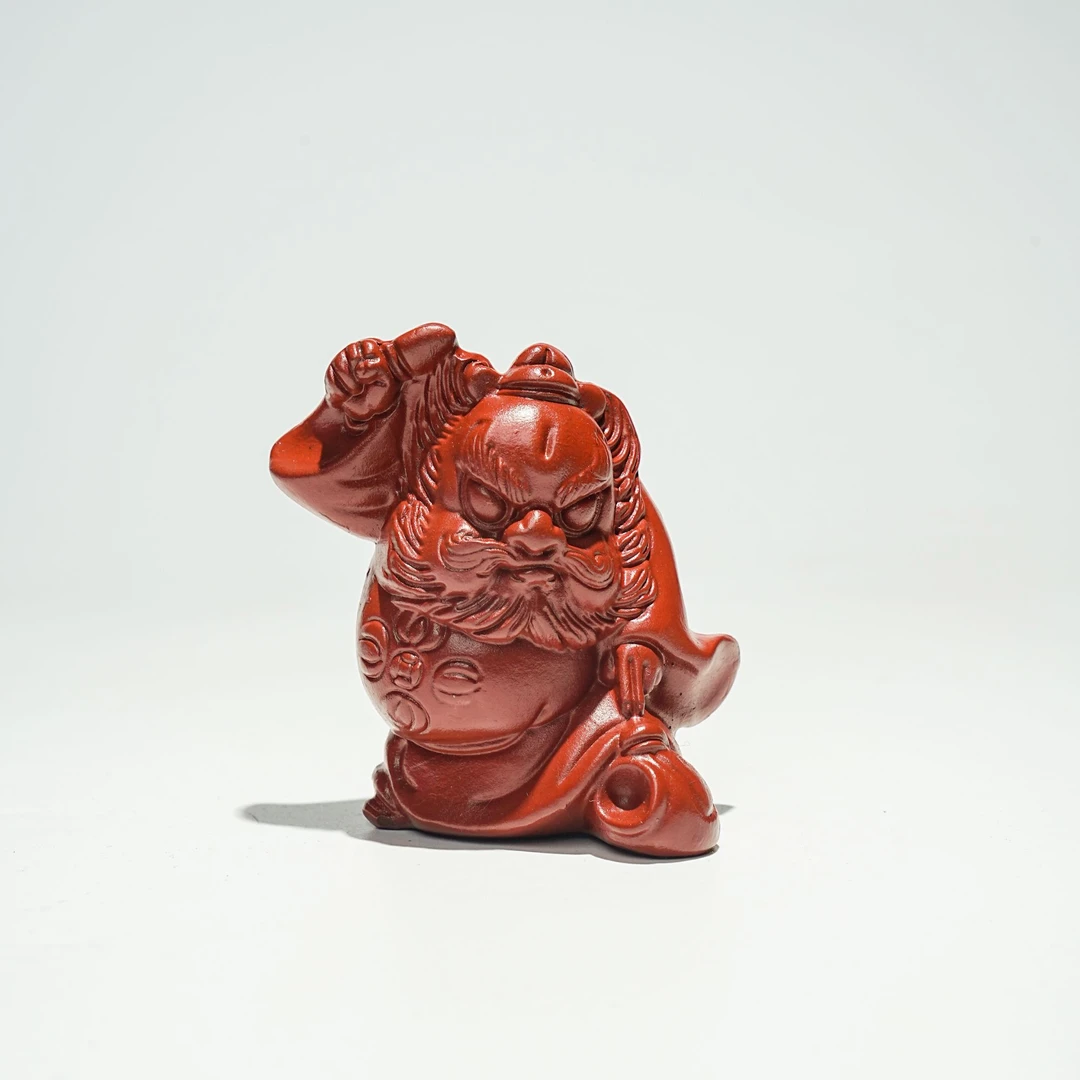 【天师钟馗】老林出品宜兴原矿紫砂青段精工手作 钟馗