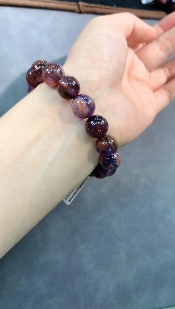 【闪购商品】水晶手链未镶嵌50号紫幽灵单圈11.5mm