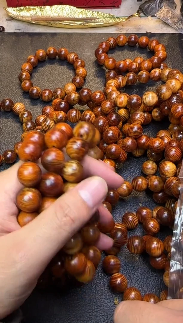 【闪购商品】松木（琥珀木）手串/手链琥珀木全透1.5单圈