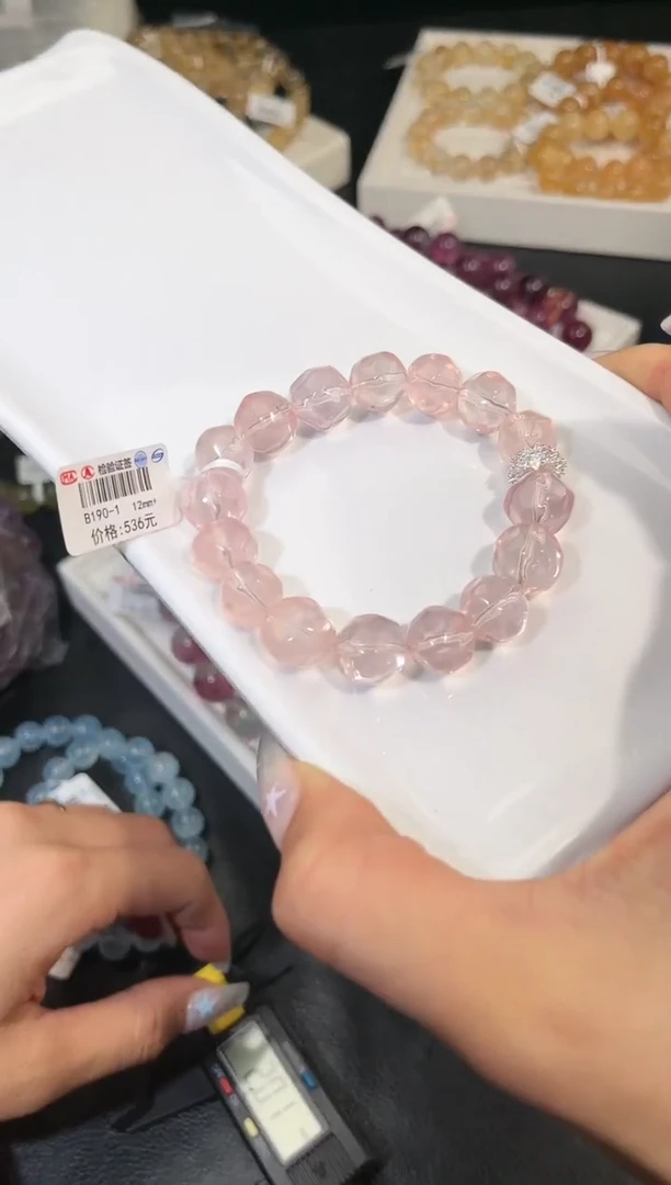 水晶手链合金多样性发一菠萝珠12mm