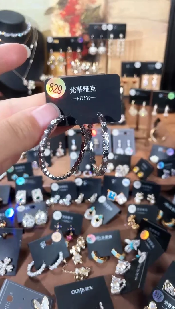 合金925银锆石梵829