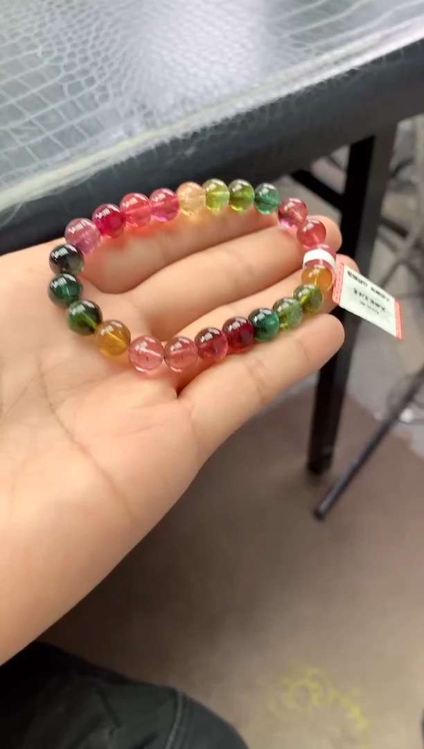 未镶嵌手串碧玺 多样性发一条