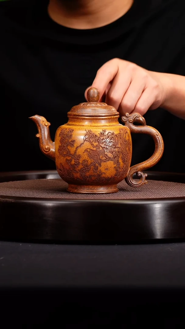 茶壶紫砂宜兴紫砂原矿壶