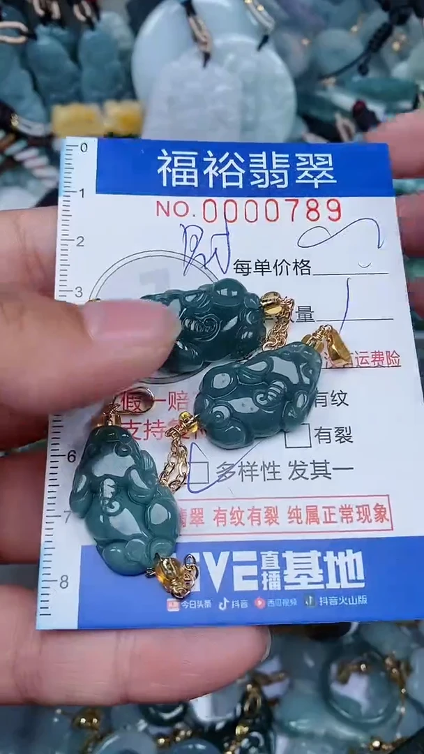 【闪购商品】翡翠颈饰未镶嵌...0000789多样性发其一