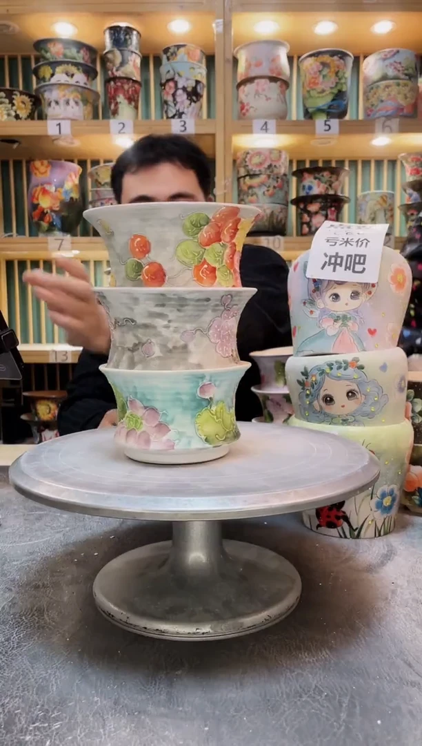 陶默认微瑕一物一拍1213-214-3个