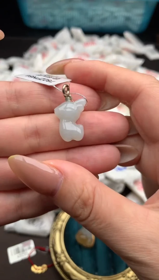 【闪购商品】翡翠挂件银S925镶嵌 一