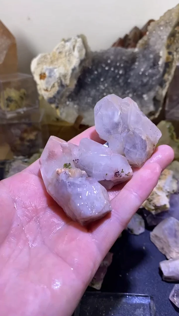 未镶嵌珠宝半成品水晶90号3颗