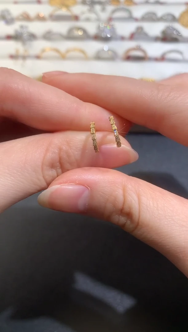 【闪购商品】钻石耳饰18K金镶嵌Z284|980