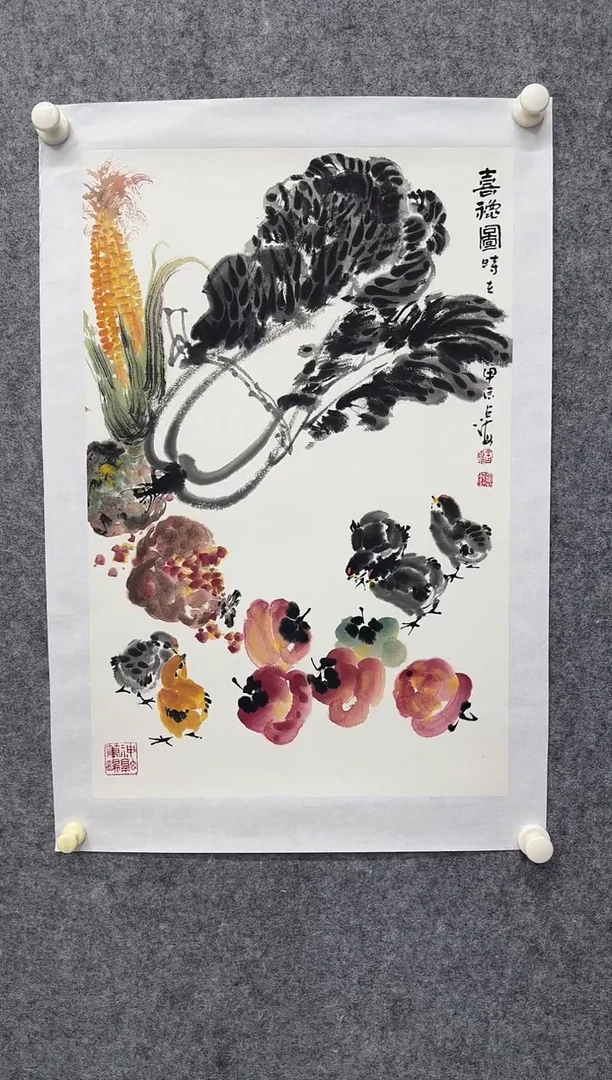 国画ST-WZH-花鸟绘画作品