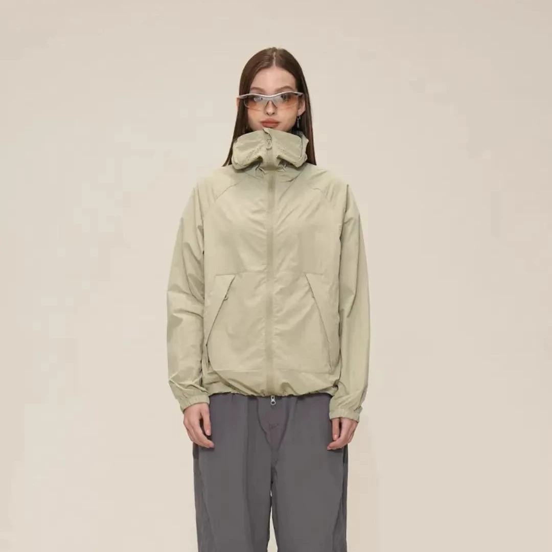 VANCAMEL/西域骆驼春夏可拆大帽檐情侣长袖防紫外线户外防晒衣