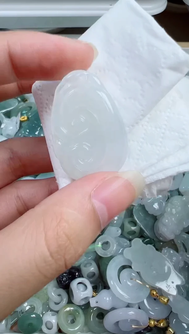 散珠翡翠355号链接，A货翡翠
