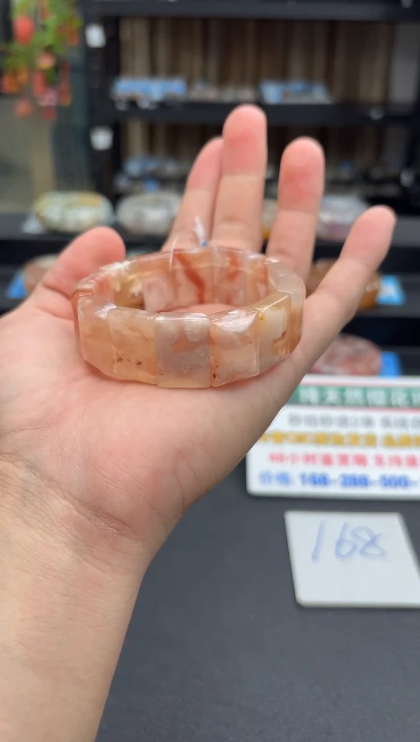 石英质玉手串未镶嵌19樱花手牌