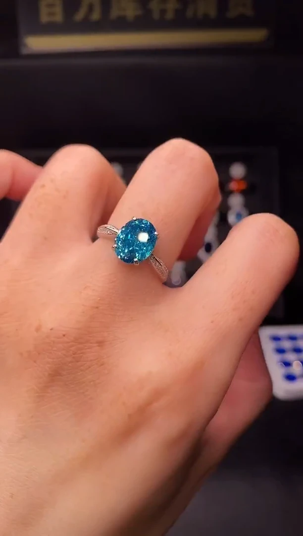 5克拉碧玺（处理）欧美风戒指