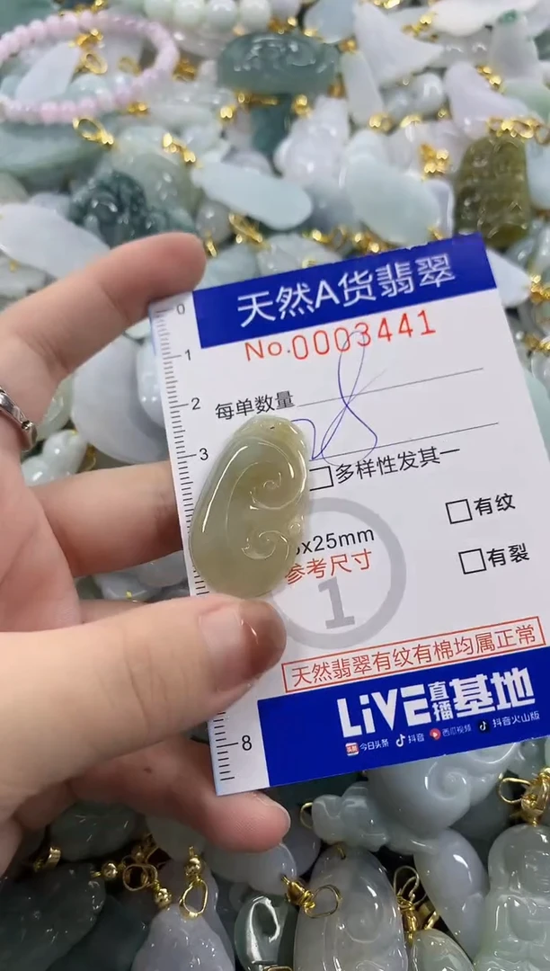 颈饰未镶嵌翡翠天然A货翡翠